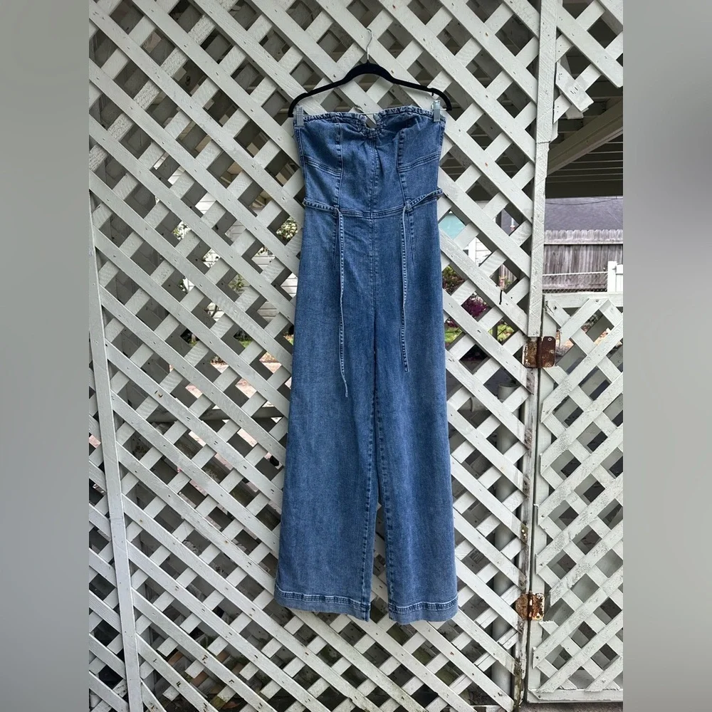 Free People We The Free CRVY Femme Fatale One Piece Jumpsuit